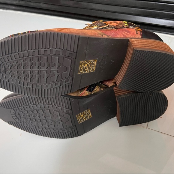 L’ ARTISTE GEORGIANA-ROSE Boots Spring Step -Leather- Size 39 (8.5) - Picture 6 of 8